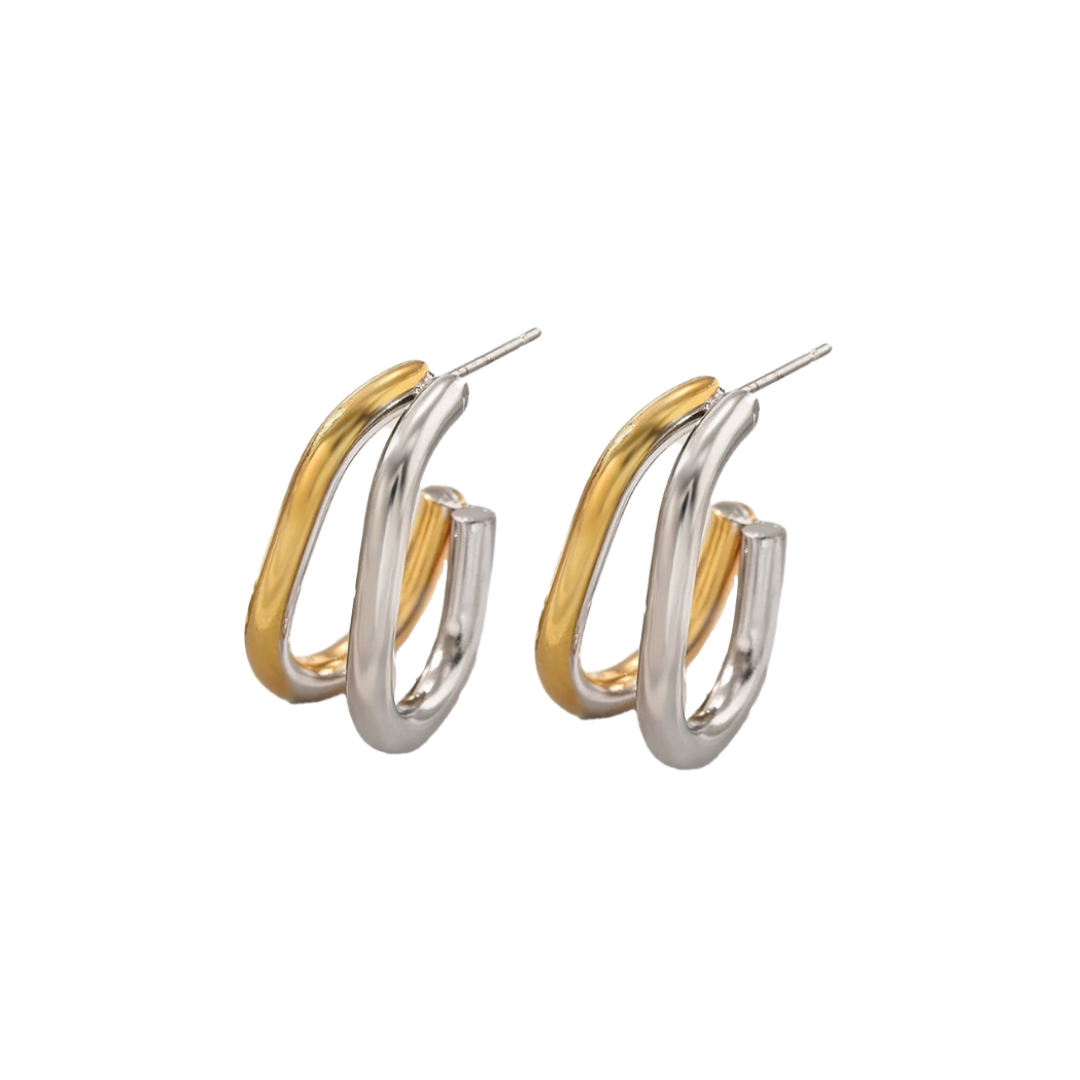 Double Gold/Silver hoops