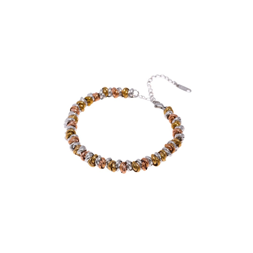 Gold / silver chunky bracelet