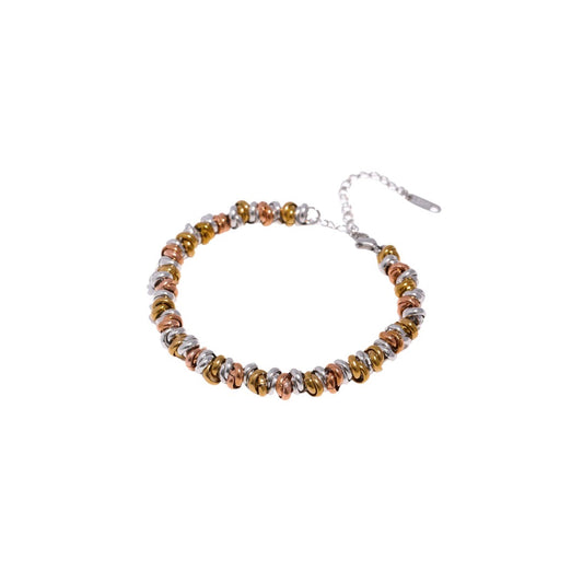 Gold / silver chunky bracelet