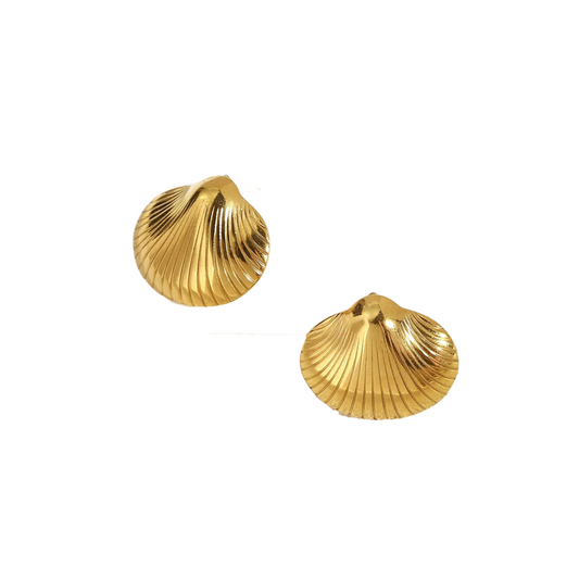 Gold shell studs