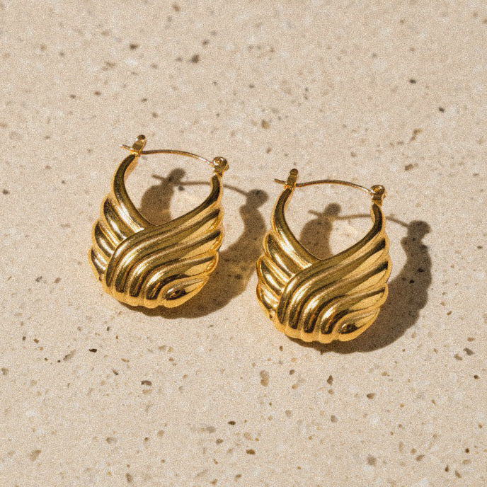Lotus earrings