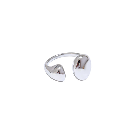 Silver chunky ring
