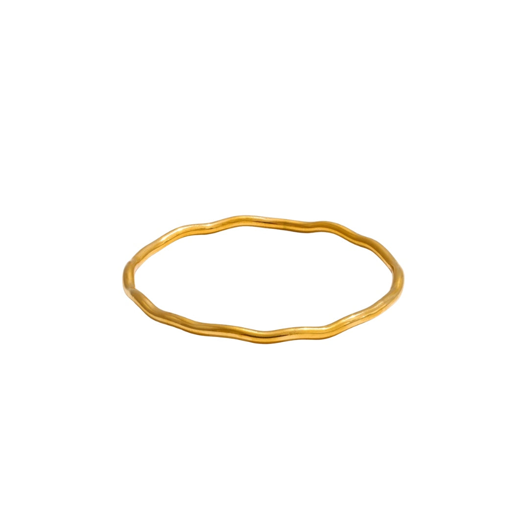 Gold irregular bracelet