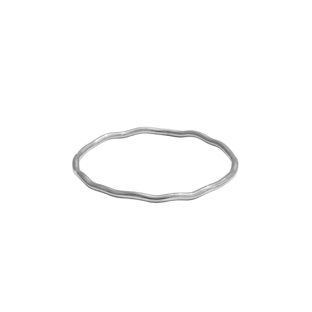 Silver irregular bracelet