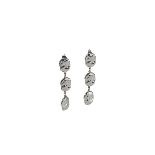 Silver tripple earrings