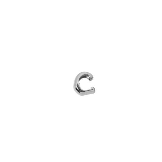 Silver thin ear cuff