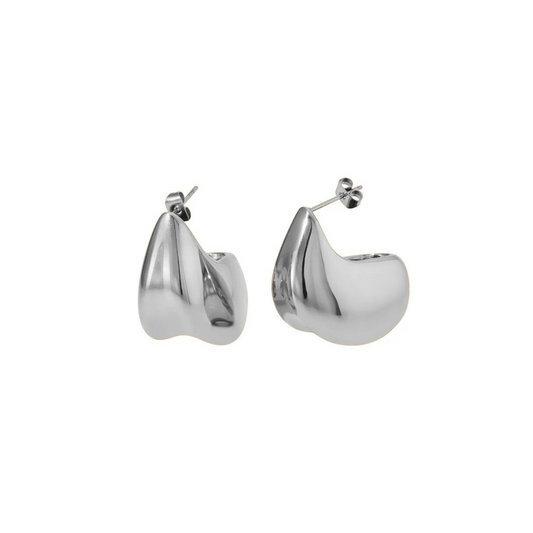 Silver drops earrings