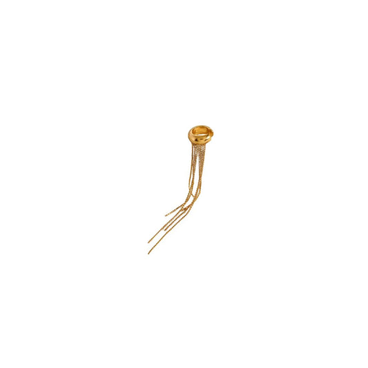 Gold dripping ear cuff