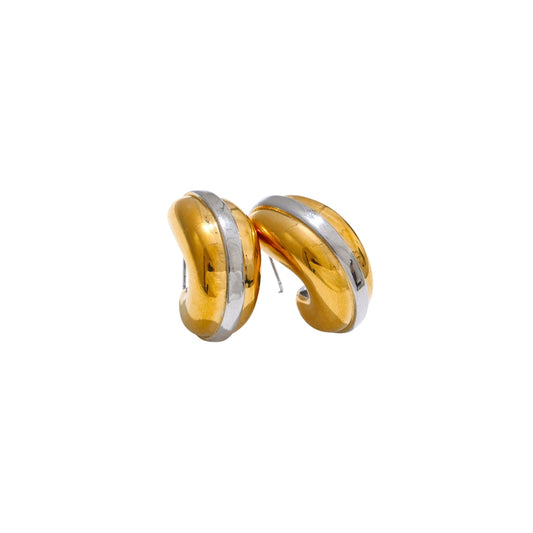 Gold/ silver drop earrings